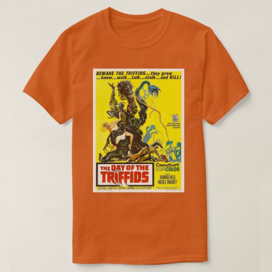 De dag van de Triffids T-shirt (Design voorkant)