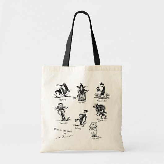 De dag van de week tote bag (Voorkant)