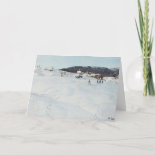 De Dag van de Winter in Noorwegen, 1886 Kaart