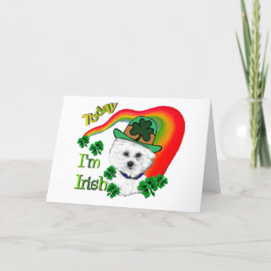 De Dag van Frise St. Patrick van Bichon Kaart