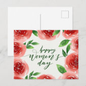 De Dag van gelukkige Vrouwen Briefkaart (Voorkant / Achterkant)