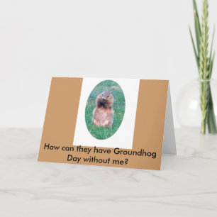 De Dag van Groundhog Kaart