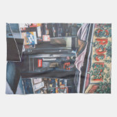 De Dag van het cadeau Bekijk een Tranquil verleden Theedoek (Horizontaal)