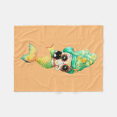 De dag van het dode meisje fleece deken (Voorkant (Horizontaal))