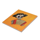 De dag van het dode skelet El Mariachi Tegeltje (Zijkant)