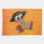 De dag van het dode skelet El Mariachi Theedoek (Horizontaal)