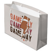 de dag van het football sporten groot cadeauzakje (Achterkant Gekanteld)