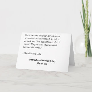 De Dag van internationale Vrouwen - Alle Vrouwen Kaart