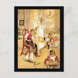 De Dag van Kerstmis in het Kinderdagverblijf Feestdagenkaart