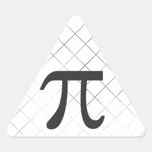De Dag van pi - het Symbool van Pi Driehoek Sticker