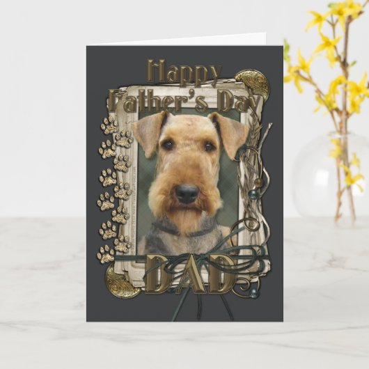 De Dag van vaders - de Poten van de Steen - Kaart (Gele Bloem)