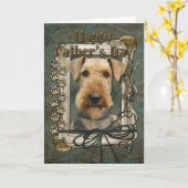 De Dag van vaders - de Poten van de Steen - Kaart (Gele Bloem)