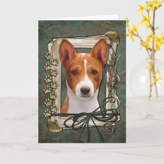 De Dag van vaders - de Poten van de Steen - Kaart (Gele Bloem)