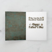 De Dag van vaders - het Golden retriever van de Kaart (Binnen)