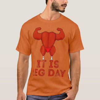 De dag waarop de Thanksgiving zich aftekent T-shirt