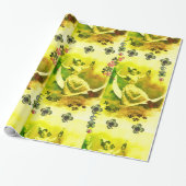 DE DAGDAG VAN DE ST-PATRICK MET SHAMROCKS CADEAUPAPIER (Uitgerold)