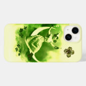 DE DAGDAG VAN DE ST-PATRICK MET SHAMROCKS Case-Mate iPhone CASE (Achterkant (horizontaal))