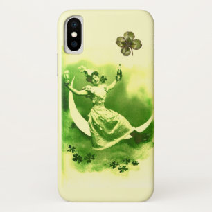 DE DAGDAG VAN DE ST-PATRICK MET SHAMROCKS iPhone X HOESJE