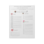 De dagelijkse planner notitieblok (Gedraaid)