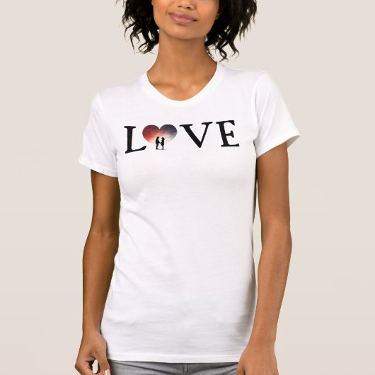 De dageraad van de liefde t-shirt (Voorkant)