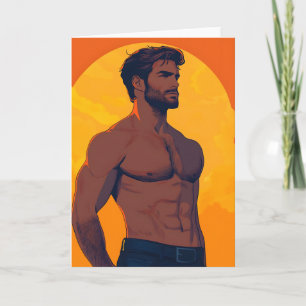 De Dageraad van de Mens Gay Wenskaart Kaart
