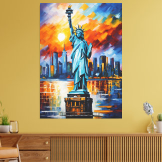 De dageraad van Liberty Canvas Afdruk