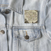 De dageraad vierkante button 5,1 cm (In situ)