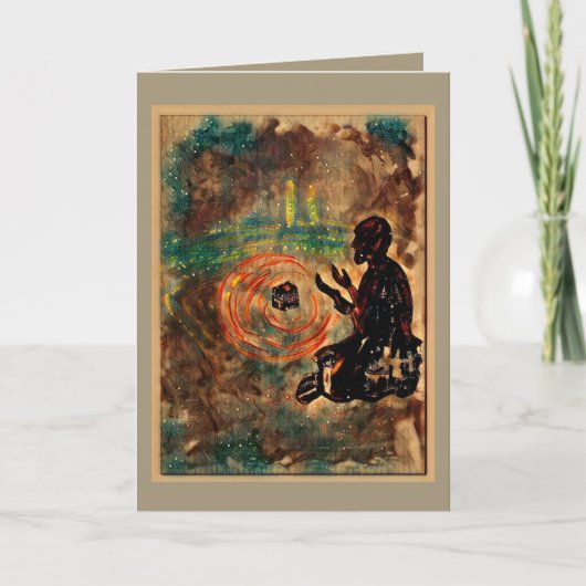 De dagkaart van de Ramadan Kaart (Voorkant)