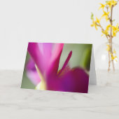De dahlia carte de voeux étroite (Fleur jaune)