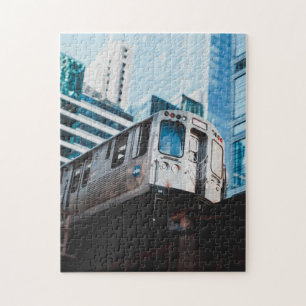 De Daily Jigzaag Puzzle/Subway Train Jigzaag Puzzl Legpuzzel