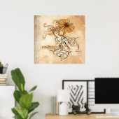 De Daisy Fairy - Poster (Thuiskantoor)