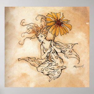 De Daisy Fairy - Poster