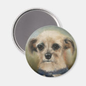 De dakloze Terrier Magnet Magneet (Voorkant / Achterkant)