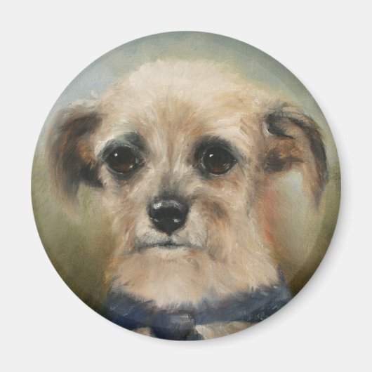 De dakloze Terrier Magnet Magneet (Voorkant)
