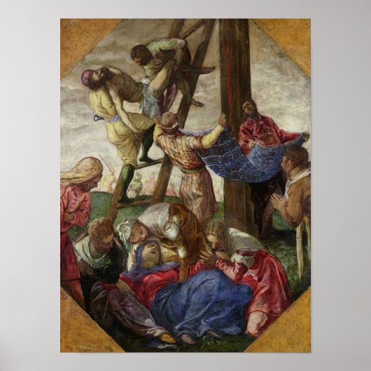 De daling van het Kruis, c.1560-65 Poster (Voorkant)
