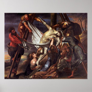 De daling van het Kruis Poster