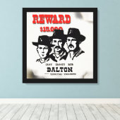 De Dalton Gang Canvas Afdruk (Insitu (Houten vloer))