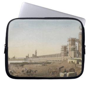 De dam over de Nijl, het gebouw van de Aswan Laptop Sleeve