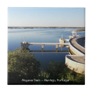 De Dam van Alqueva - Alentejo, Portugal Tegeltje
