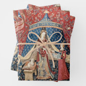 De Dame en de Eenhoorn, Aan mijn enige verlangen Inpakpapier Vel (In situ)