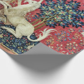 De Dame en de Eenhoorn, Zicht Cadeaupapier (Hoek)