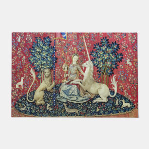 De Dame en de Unicorn. Deurmat