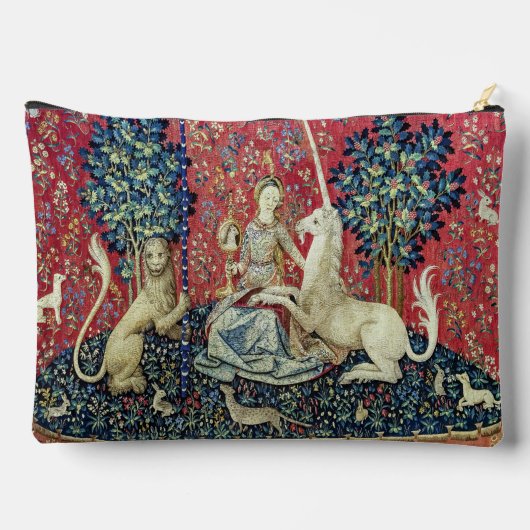 De Dame en de Unicorn. Etui (Achterkant)