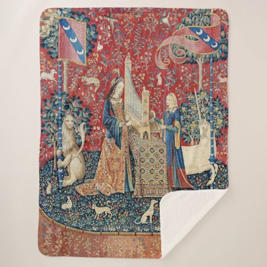 De Dame en de Unicorn, Hoorzitting Sherpa Deken (Voorkant)