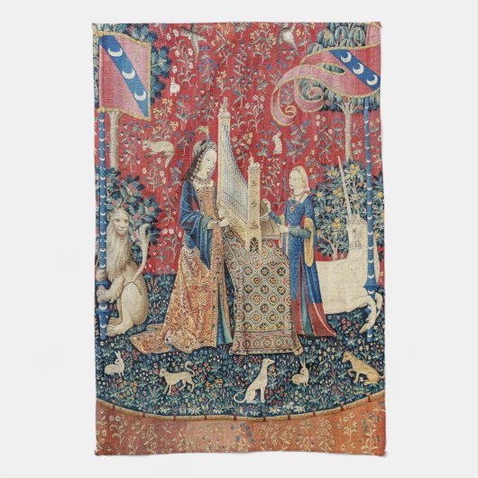 De Dame en de Unicorn, Hoorzitting Theedoek (Verticaal)