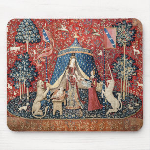 De Dame en de Unicorn, naar mijn enige wens Muismat