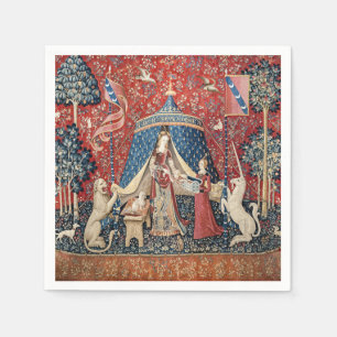 De Dame en de Unicorn, naar mijn enige wens Servet