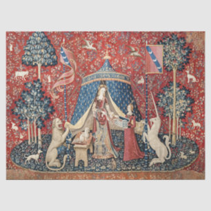 De Dame en de Unicorn, naar mijn enige wens Tissuepapier