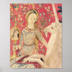 De dame en de UNICORN-nacht Poster