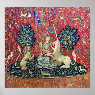 De Dame en de Unicorn. Poster